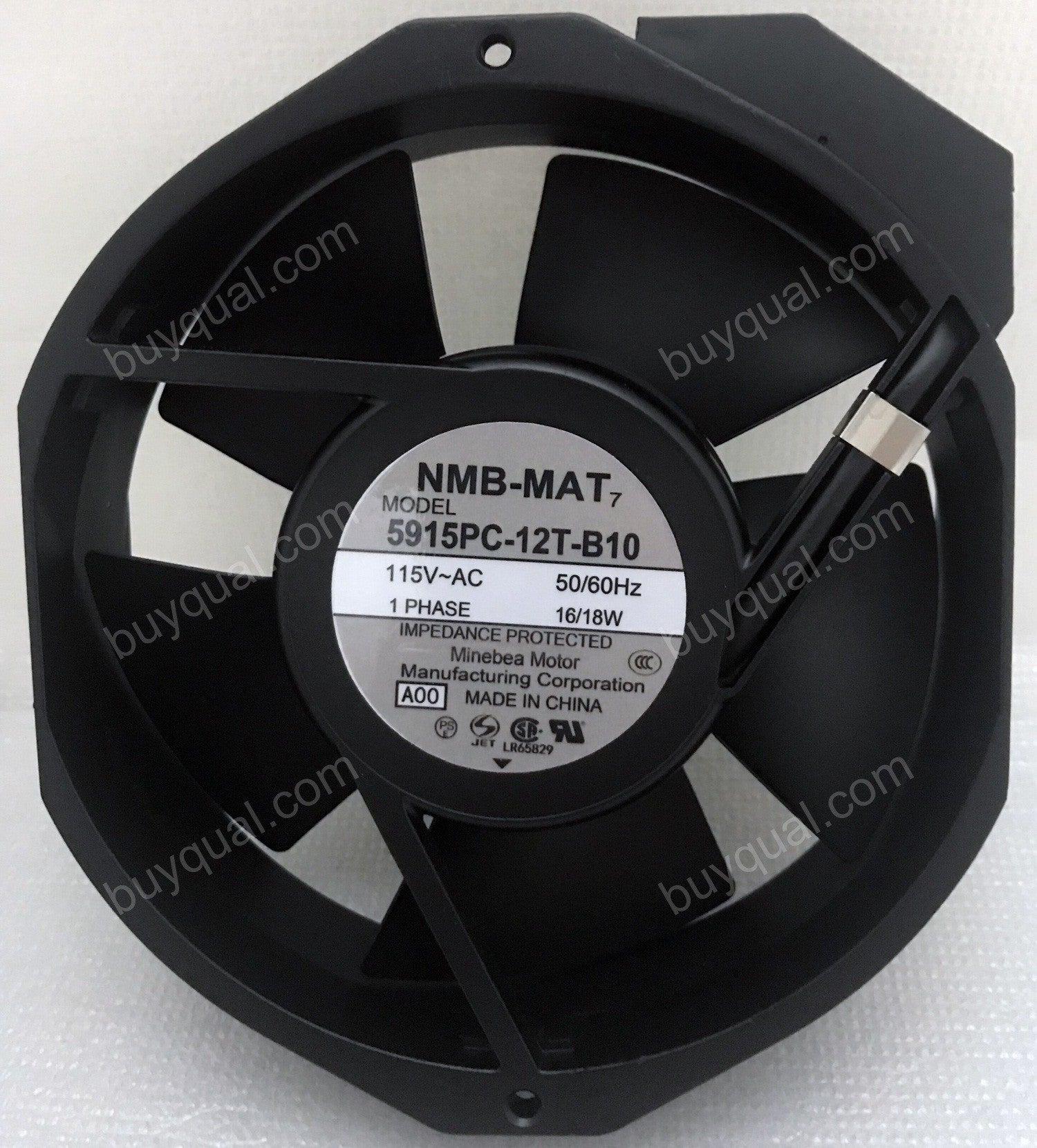 NMB 5915PC-12T-B10 5915PC-12T-B10-A00 115V 16/18W Cooling Fan - Original New NMB 5915PC-12T-B10 5915PC-12T-B10-A00 115V 16/18W Cooling Fan - Original New
